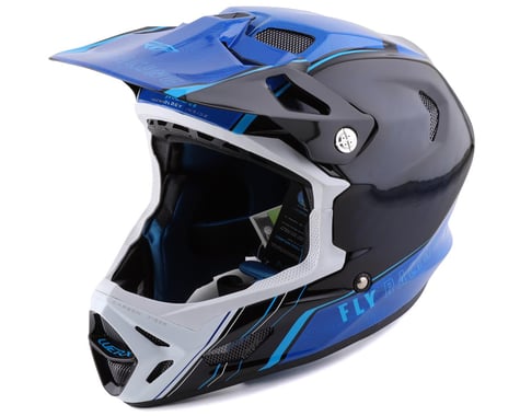 Fly Racing Werx-R Carbon Full Face Helmet (Blue Carbon) (M)