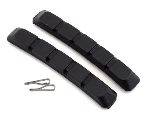 Forte V-Brake Cartridge Replacement Brake Pad Inserts (Black) (1 Pair)