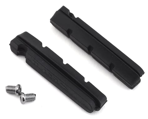 Forte Road Cartridge Replacement Brake Pad Inserts (Black) (1 Pair)