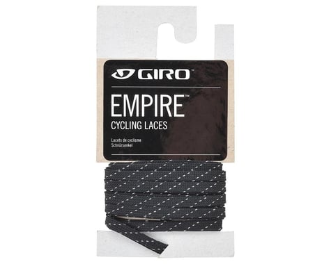 Giro Empire Laces (Black Reflective) (56")