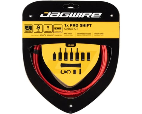 Jagwire 1x Pro Shift Kit (Red) (Shimano/SRAM) (Mountain & Road) (1.1mm) (2800mm)