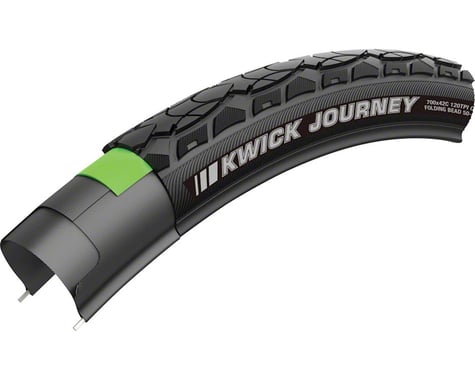 Kenda Kwick Journey Tire (Black/Reflective) (700c / 622 ISO) (40mm)