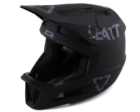 Leatt MTB 1.0 DH Full Face Helmet (Black) (2XL)
