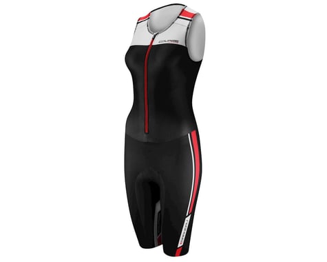 Louis Garneau Women's Tri Course Club Triathlon Suit (Black/White) (Xxlarge)