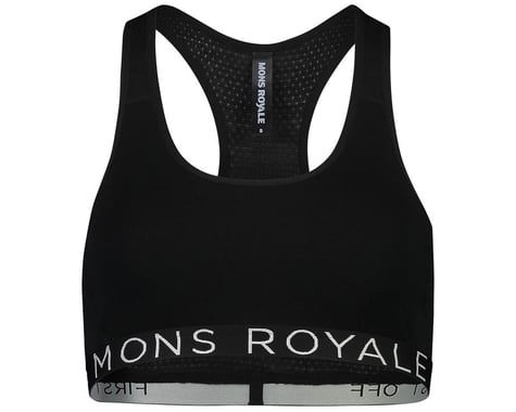 Mons Royale Sierra Sports Bra (Black) (S)