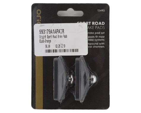 Origin8 50mm Bolt-On Road Brake Pads (Black) (1 Pair)
