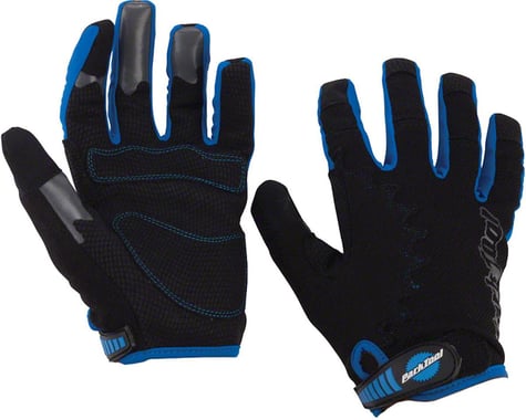 Park Tool Mechanic's Gloves (Black/Blue) (M)