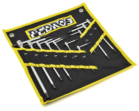 Pedro's T-Handle Hex Wrench Master Set w/ Hangable Pouch