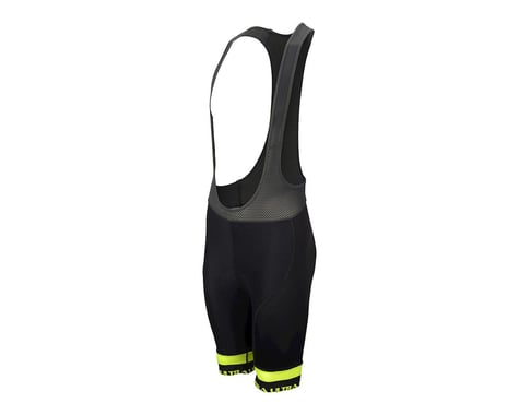 Performance Ultra Bib Shorts (Black/Yellow) (XL)
