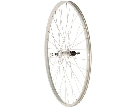Quality Wheels Value Series Rear Road Wheel (Silver) (Shimano/SRAM) (QR x 130mm) (700c / 622 ISO)