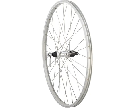 Quality Wheels Value Single Wall Series Rear Wheel (Silver) (Shimano/SRAM) (QR x 135mm) (26" / 559 ISO)