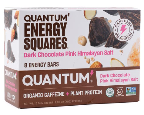 Quantum Energy Squares (Dark Chocolate Pink Himalayan Salt) (8 | 1.69oz Packets)