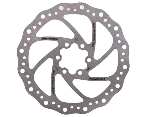Reverse Components Steel Disc Rotor (Silver) (160mm)
