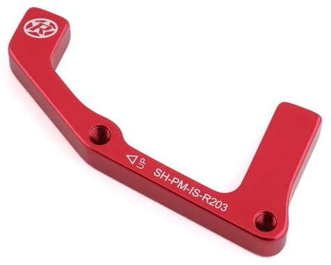 Reverse Components Disc Brake Adapters (Red) (IS Mount | Shimano) (203mm Rear)