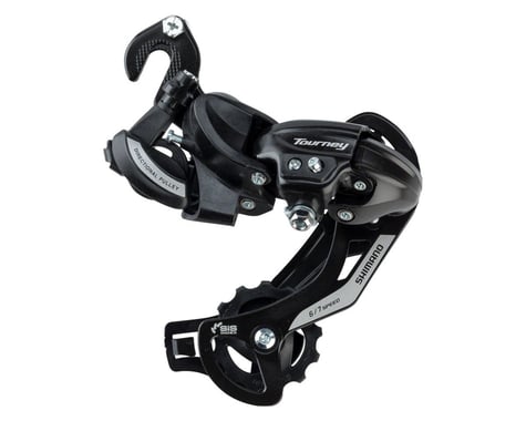 Shimano Tourney RD-TY500 Rear Derailleur (Black) (6/7 Speed) (Long Cage) (BMX/Track Frame Hanger) (SGS)