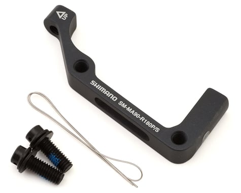 Shimano XTR Disc Brake Adapters (Black) (R180P/S) (IS Mount) (180mm Rear)