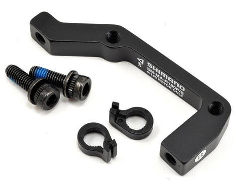 Shimano Disc Brake Adapters (Black) (R180P/S) (IS Mount) (180mm Rear)