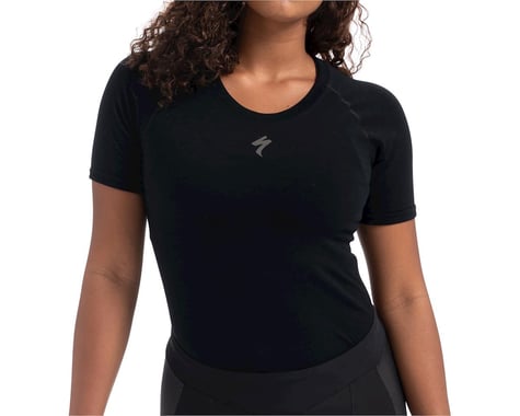 Specialized Women's Seamless Merino Short Sleeve Base Layer (Black) (2XL)