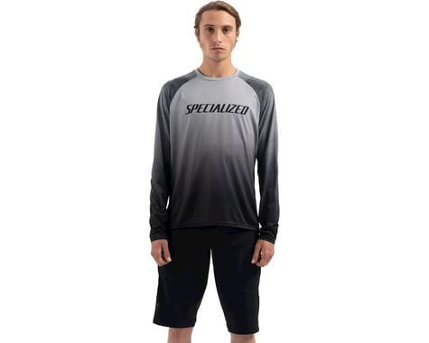 Specialized Enduro Air Long Sleeve Jersey (Black/Charcoal Refraction) (M)