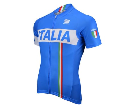 Sportful Italia 1 Short Sleeve Jersey (Black/White)