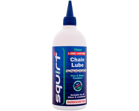 Squirt Long Lasting Wax Based Dry Bike Chain Lube (17oz)