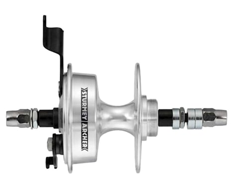 Sturmey Archer X-RD Drum Brake Rear Hub (Silver) (Single Speed) (9 x 135mm) (36H)