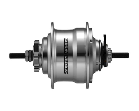 Sturmey Archer RX-RK5 Rear Disc Hub (Silver) (Internal 5 Speed) (6-Bolt) (13/32" x 135mm) (36H)