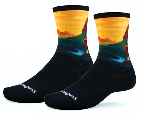 Swiftwick Vision Six Socks (Zion River Valley) (S)