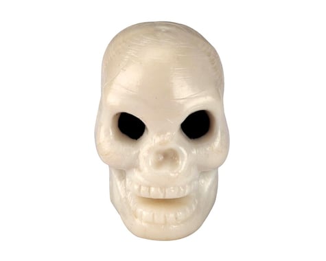 Trik Topz Valve Caps Trick Top Skull Only White