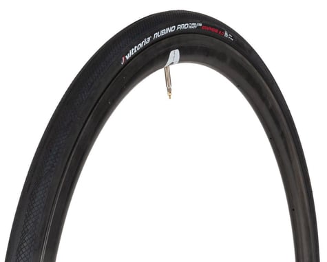 Vittoria Rubino Pro TLR Tubeless Road Tire (Black) (700c / 622 ISO) (28mm)
