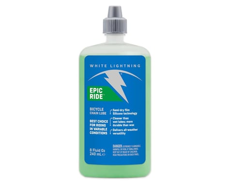 White Lightning Epic Ride Chain Lubricant (Bottle) (8oz)