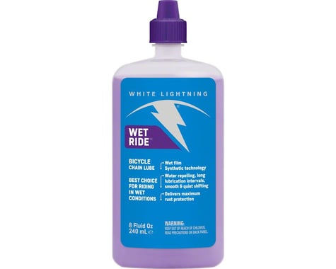White Lightning Wet Ride Chain Lube (Bottle) (8oz)