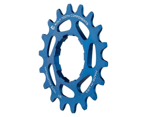 Wolf Tooth Components Single Speed Cog (Blue) (3/32") (Aluminum) (18T)