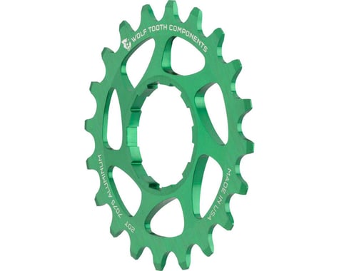 Wolf Tooth Components Single Speed Cog (Green) (3/32") (Aluminum) (20T)