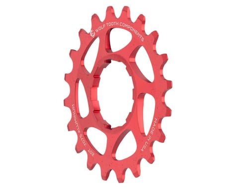 Wolf Tooth Components Single Speed Cog (Red) (3/32") (Aluminum) (20T)