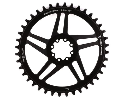 Wolf Tooth Components Sram 8-Bolt Direct Mount Chainring (Black) (6mm Offset) (40T)