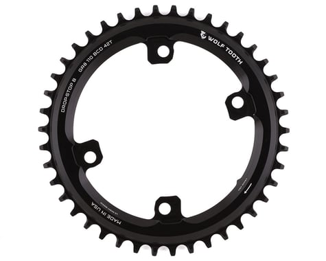 Wolf Tooth Components Shimano GRX Drop-Stop FT Chainring (Black) (42T)