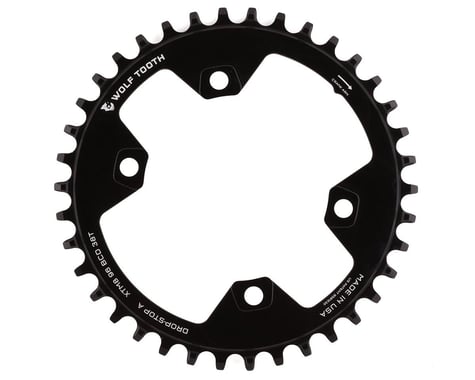 Wolf Tooth Components Drop-Stop Shimano XT 8000 series Chainring (Black) (Offset N/A) (38T)
