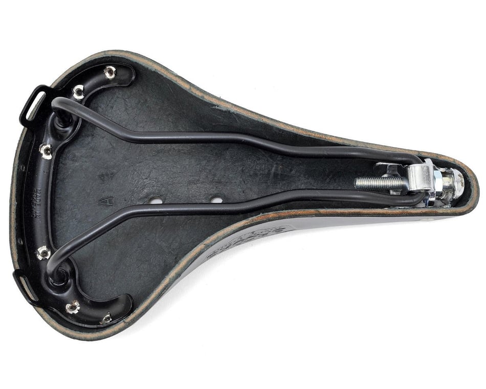 focus Persoon belast met sportgame markeerstift Brooks B17 Saddle (Black) (Black Steel Rails) (170mm) - Performance Bicycle