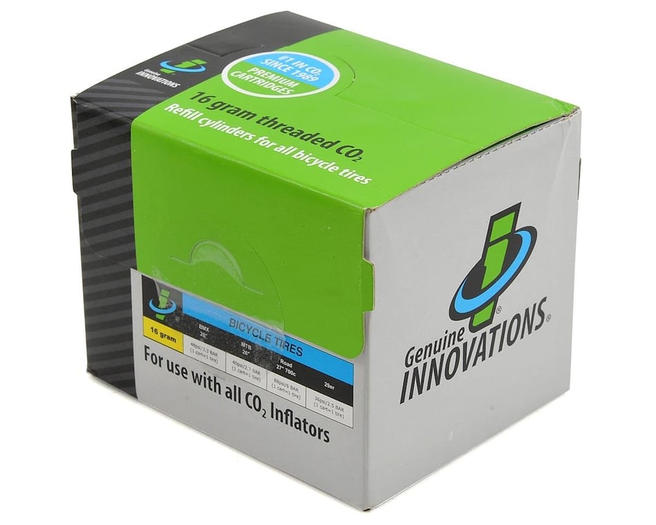 Box of 20 for sale online Genuine Innovations G2156 16g Threaded CO2 Refill Cartridge