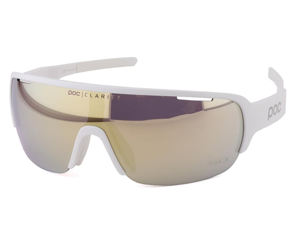 Begunstigde voorspelling gebied POC Do Half Blade Sunglasses (Hydrogen White) (Gold Mirror Lens) -  Performance Bicycle