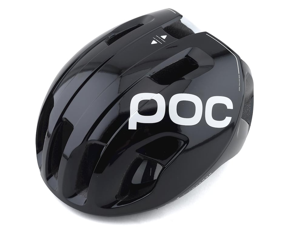 Omgekeerde Omleiding Eekhoorn POC Ventral SPIN Helmet (Uranium Black Raceday) (L) - Performance Bicycle