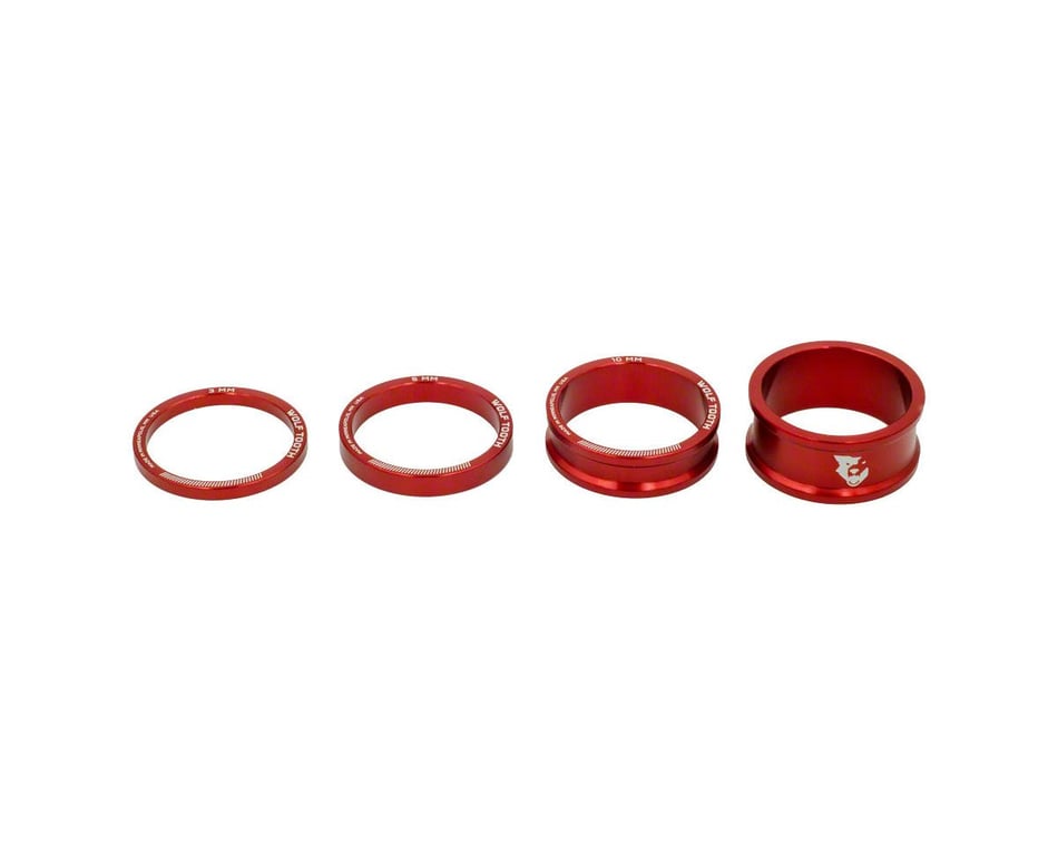 Wolf Tooth Components Headset Spacer 5 Pack Black 15mm