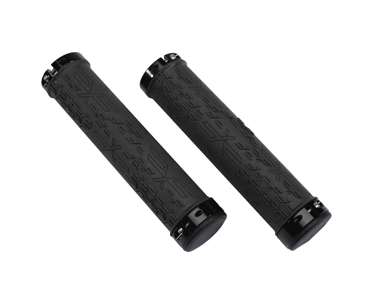 Forte Clutch Locking MTB Grips (Black) [50-3476-BLK-NON]  Parts 