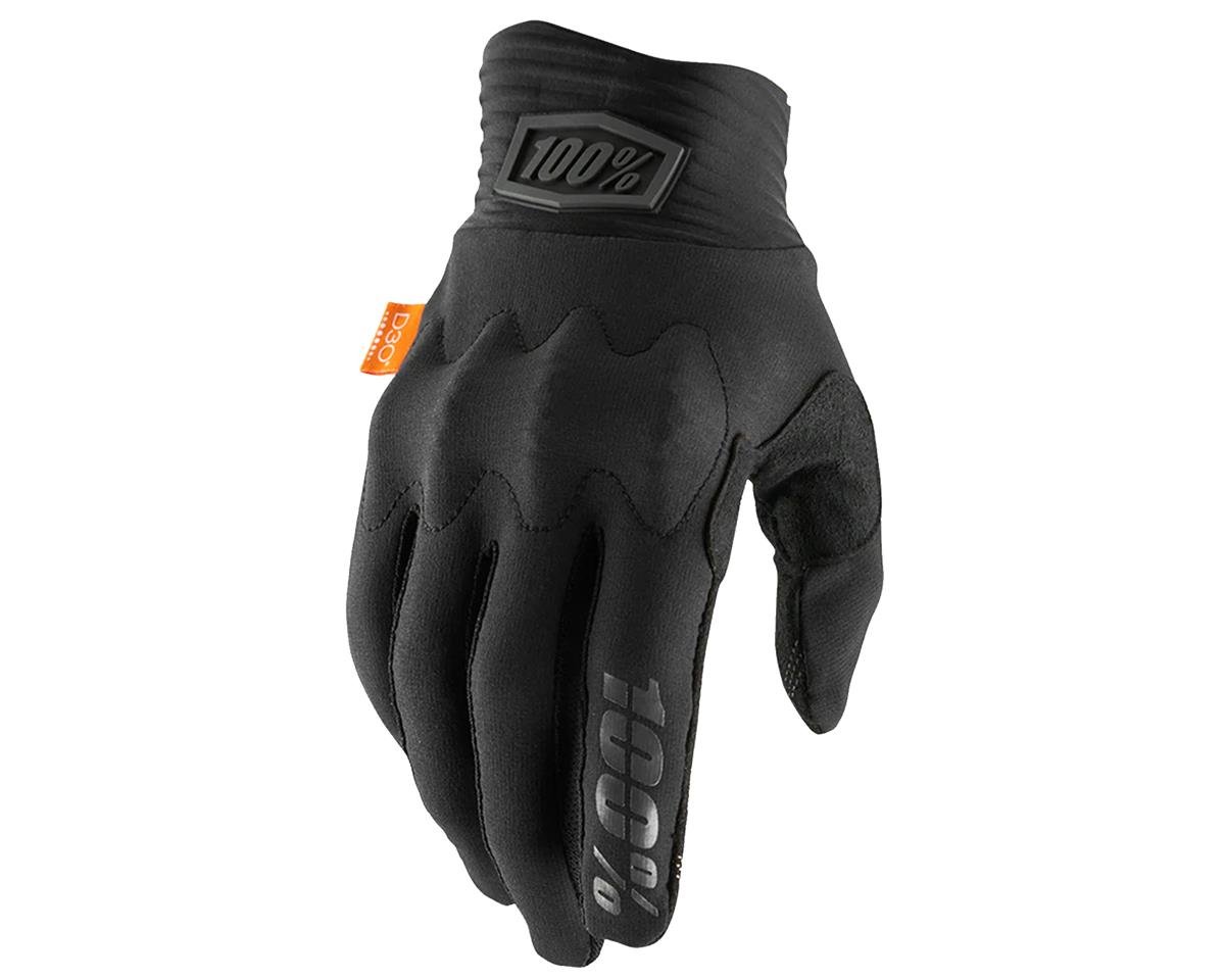 100% Cognito Full Finger Gloves (Black/Charcoal) (L) - 10014-00007