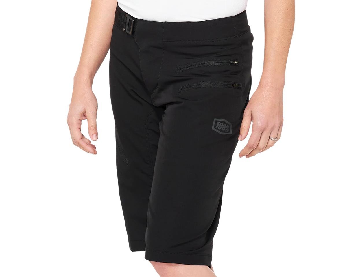100% Women's Airmatic Shorts (Black) (S) - 40023-00000