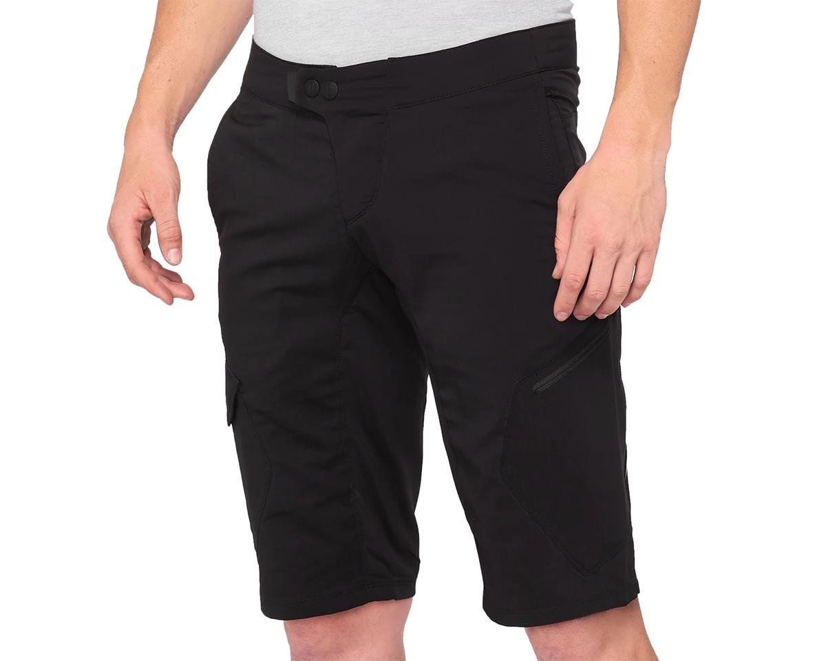 100% Men's Ridecamp Shorts (Black) (30) - 40029-00001
