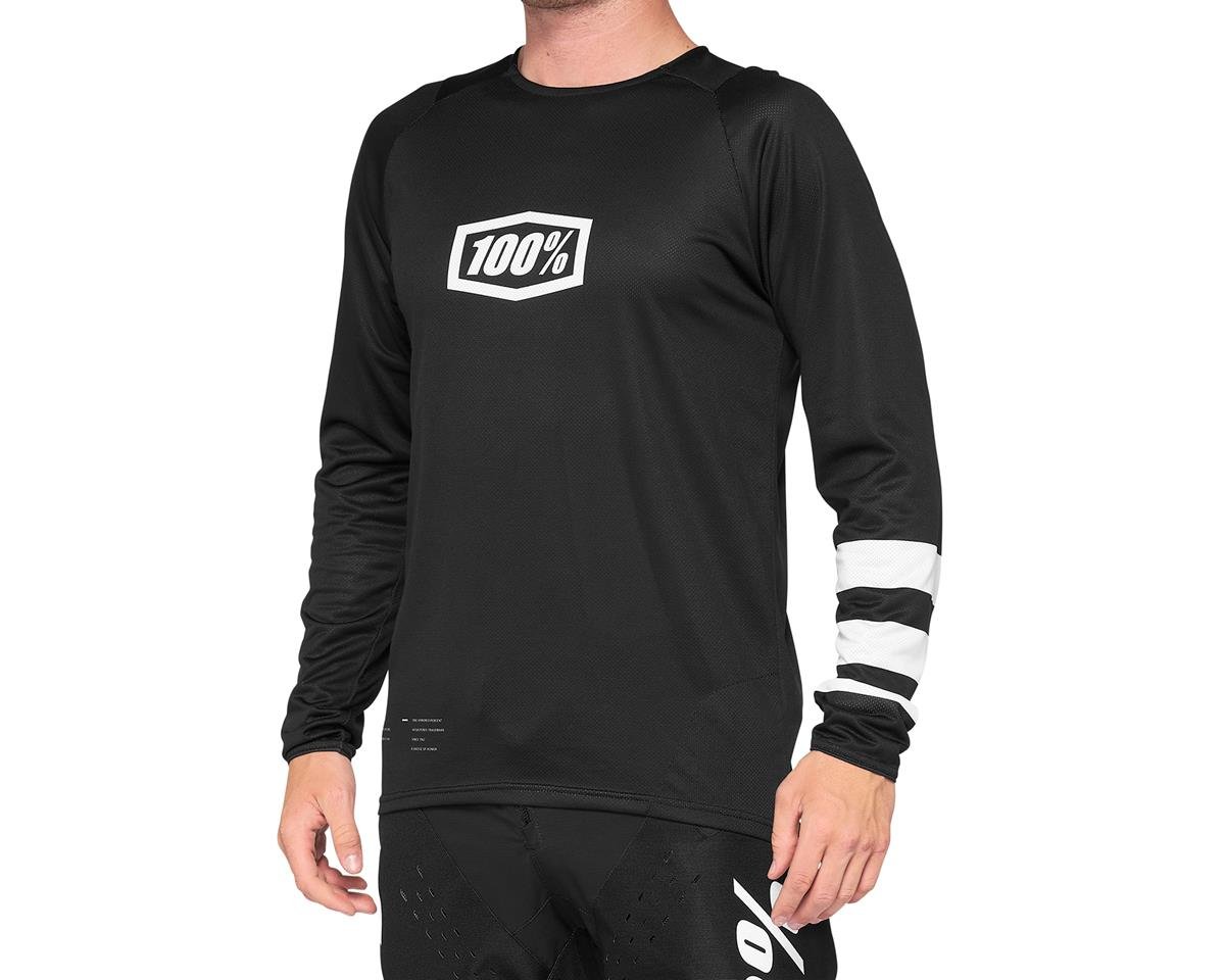 100% R-Core Jersey (Black/White) (S) - 41104-011-10