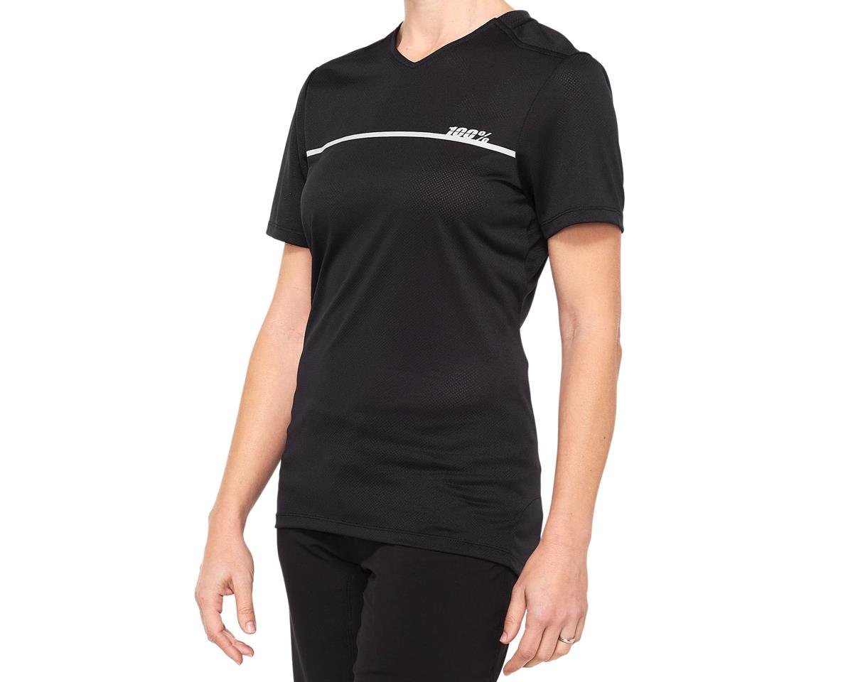100% Women's Ridecamp Jersey (Black) (XL) - 44401-057-13
