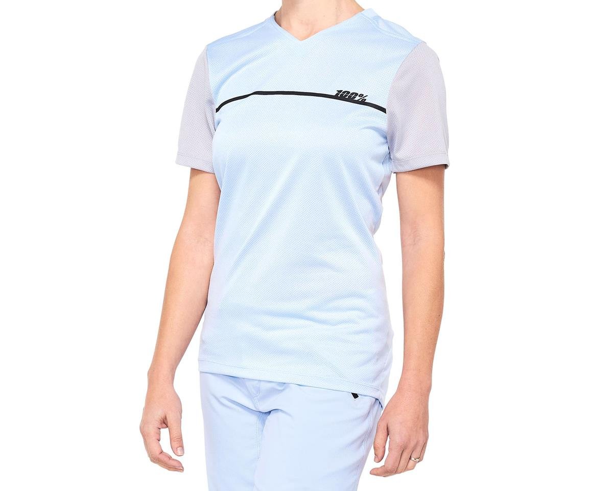 100% Women's Ridecamp Jersey (Powder Blue) (M)